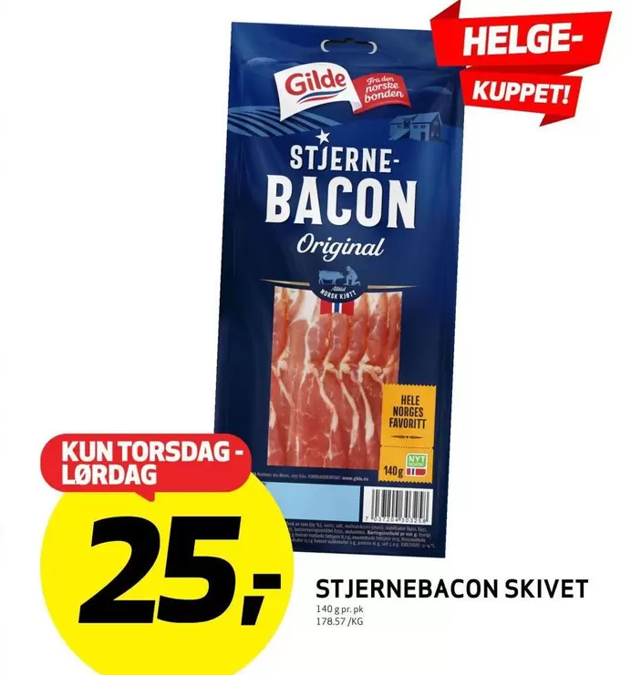 Norsk - STJERNE BACON Original