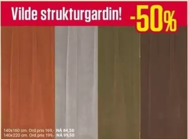 Vilde strukturgardin!