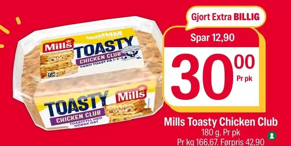 Norsk - Toasty Chicken Club