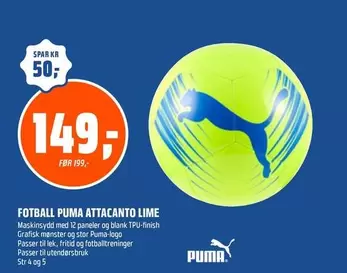 Puma - FOTBALL ATTACANTO LIME