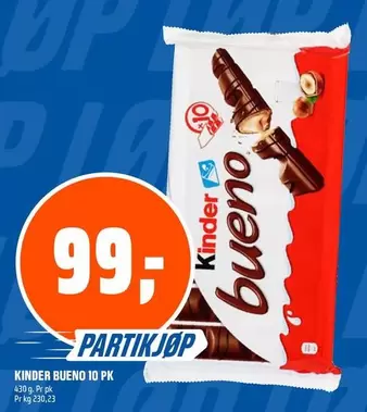 KINDER BUENO 10 PK
