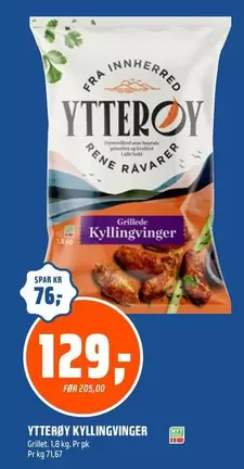 Grillede Kyllingvinger