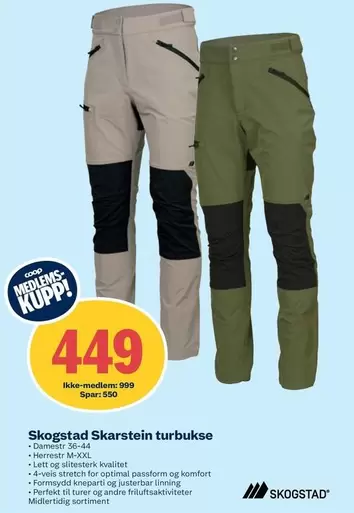 Skogstad Skarstein turbukse