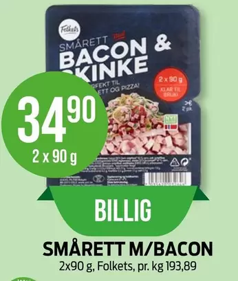 SMÅRETT M/BACON