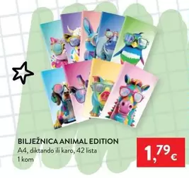 Animal - BILJEŽNICA ANIMAL EDITION