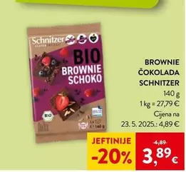 Brownie - BIO BROWNIE ČOKOLADA