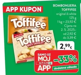 White - BOMBONIJERA TOFFIFEE original ili white