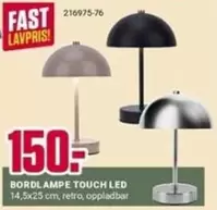 Fast - BORDLAMPE TOUCH LED 216975-76