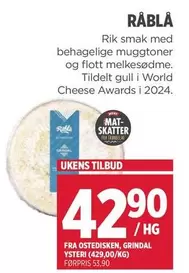 Mat - RÅBLÅ