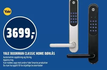 Home - YALE DOORMAN CLASSIC HOME DÖRLÅS