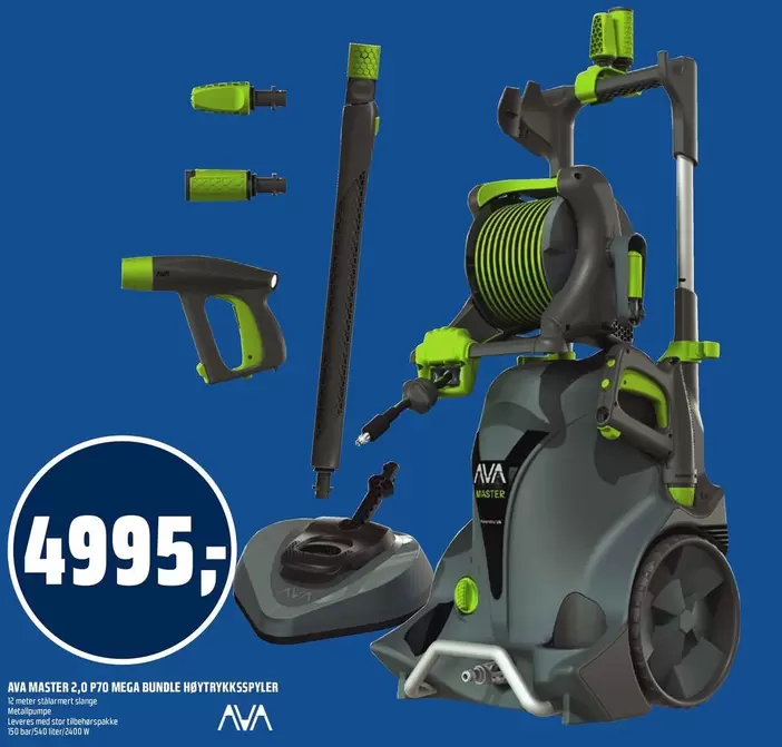 Mega - MASTER 2.0 770 MEGA BUNDLE HØYTRYKKSPYLER