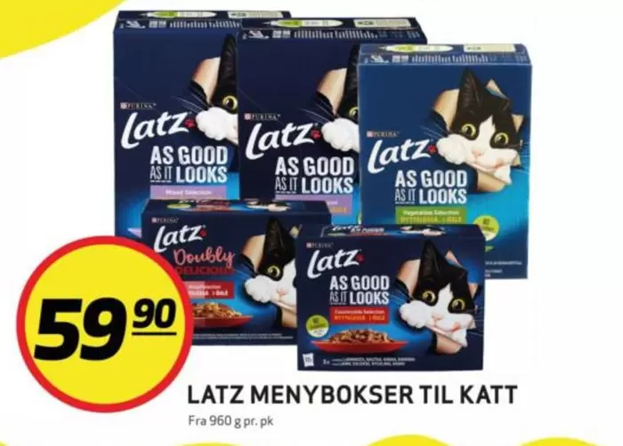 As - MENYBOKSER TIL KATT