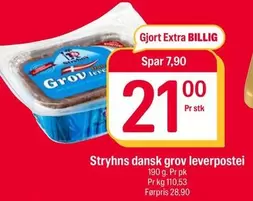 Extra - Dansk Grov Leverpostei