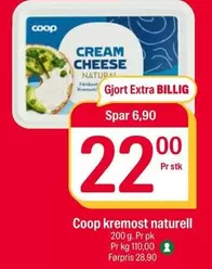 Extra - Coop Cream Cheese Natural