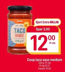 Taco - Coop taco saus medium