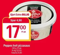 White - Peppes hvit pizzasaus