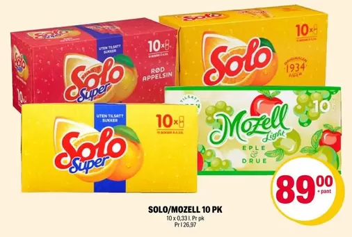 Sp - SOLO/MOZELL 10 PK
