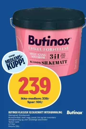 KLASSISK SILKEMATT