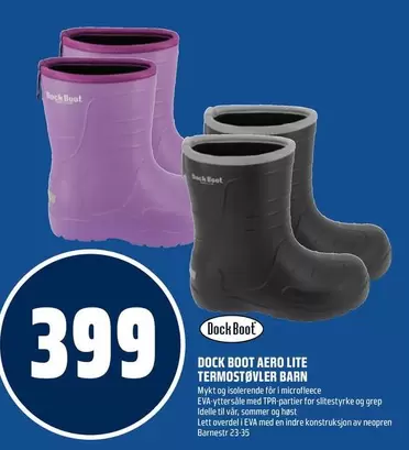 Barn - DOCK BOOT AERO LITE TERMOSTØVLER BARN