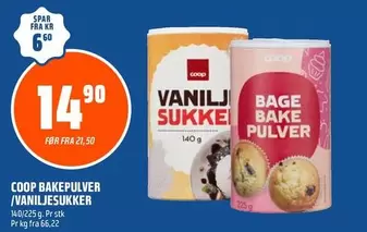 COOP BAKEPULVER / VANILJESUKKER