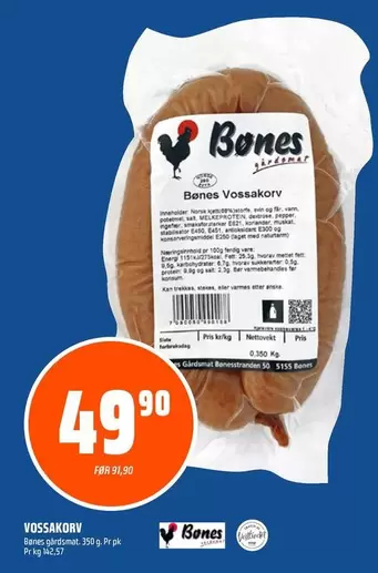 Norsk - Bones Vossakory