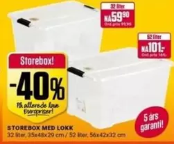 STOREBOX MED LOKK
