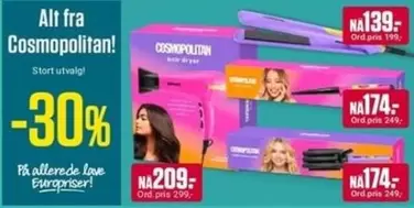 Cosmopolitan Hair Dryer and Straightener