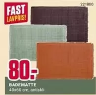 Fast - BADEMATTE 40x60 cm, antiskli