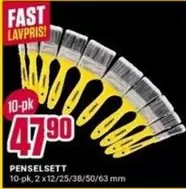 Fast - PENSELSETT