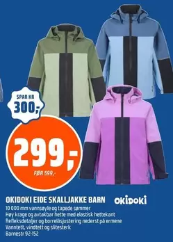 Barn - OKIDOKI EIDE SKALLJAKKE BARN