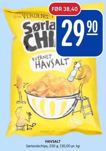Sørlanschips Kvernet Havsalt
