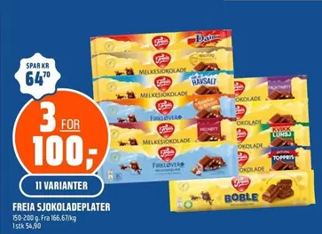 SJOKOLATEPLATER