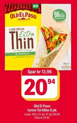 Extra - Tortillas  Thin