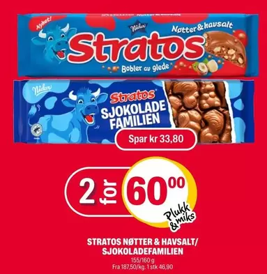 STRATOS NØTTER & HAVSALT / SJOKOLADEFAMILIEN
