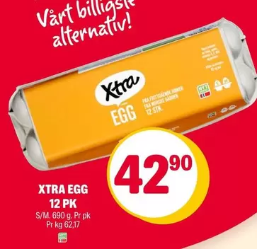 XTRA EGG 12 PK