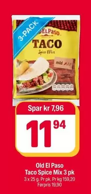 Taco -  Spice Mix 3 pk