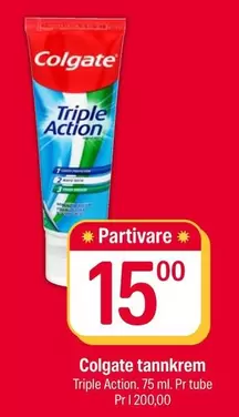 Tannkrem Triple Action