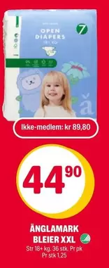 OPEN DIAPERS