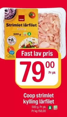 Fast - Strømlet lårfilet kylling