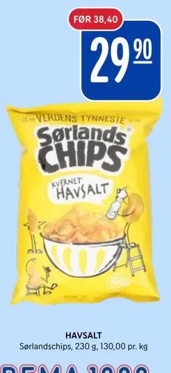 Sørlandschips Havsalt