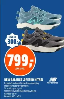 New Balance - LØPESKO NITREL