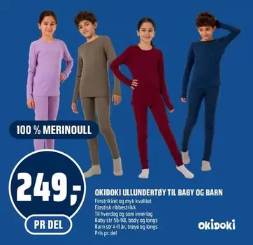 Barn - ULLUNDERTØY TIL BABY OG BARN