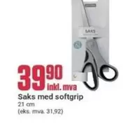 Saks med softgrip