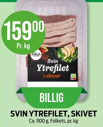 Svin Ytrefilet, Skivet