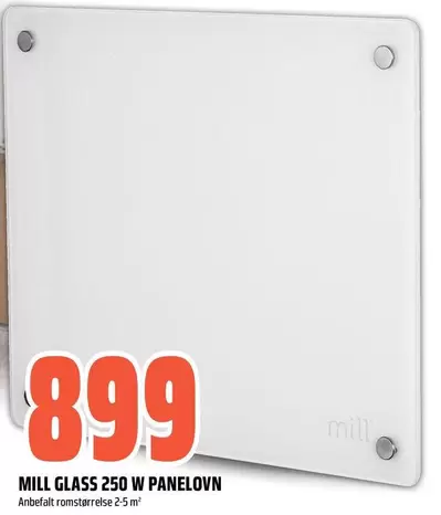 MILL GLASS 250 W PANELOVN