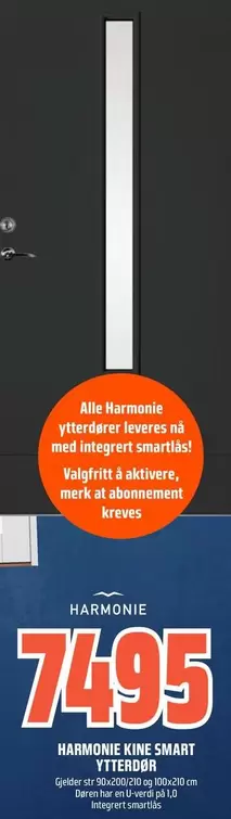 At - Harmonie Kine Smart Ytterdør