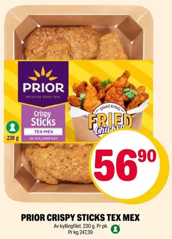 CRISPY STICKS TEX MEX