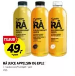 RÅ JUICE APPELSIN OG EPLE