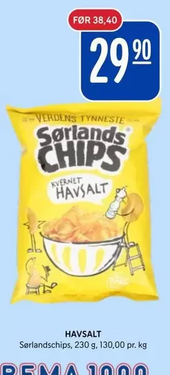 Sørlandschips Havsalt