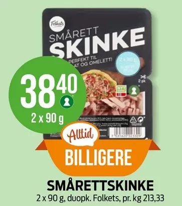 At - SMÅRETT SKINKE